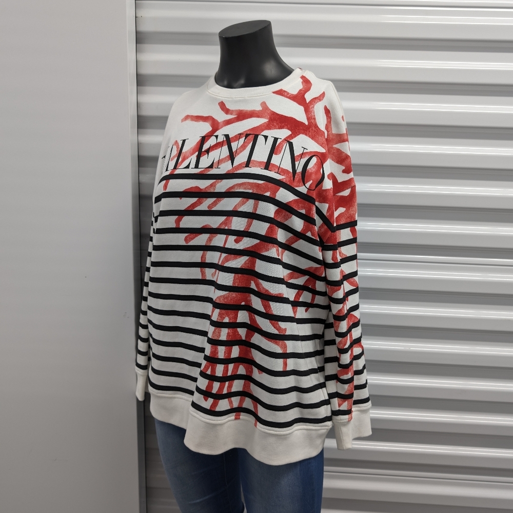 Valentino Garavani Printed French Cotton Terry Sweatshirt - Picture 5 of 14